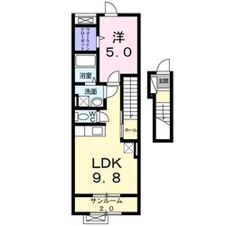 カレンジュラの物件間取画像